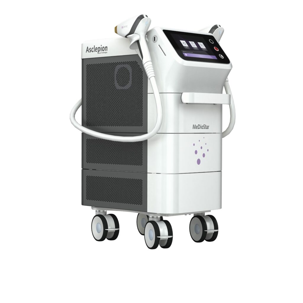 Mediostar diodelaser voor professionele laserontharing, geschikt voor alle huidtypen en haren